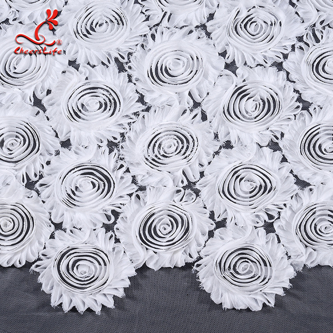 Moda Top Sürme İşlemeli Dantel Kumaş / Dantel Netleştirme Kumaş