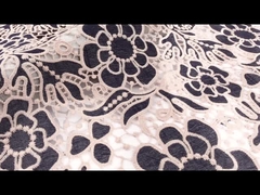 polyester nakış Gipür Kimyasal dantel süs kumaşı