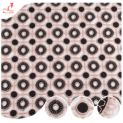 Custom Water Soluble Lace Trim Guipure Embroidery Lace Trim Fabric For Dress