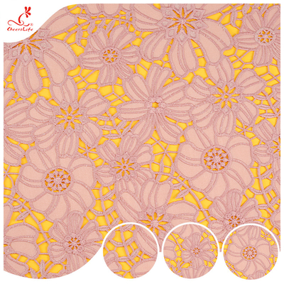Guipure Cord Bridal Water Soluble Lace For Nigerian Evening