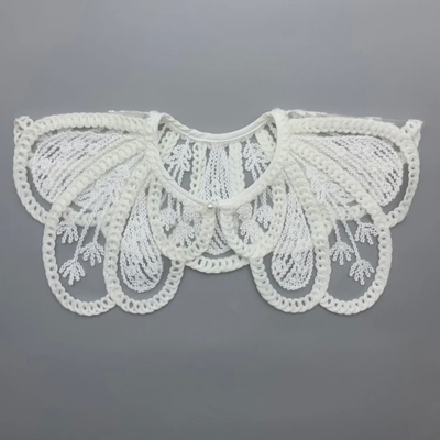 Yapılandırılabilir Yuvarlak Applique Denizli Yakası Pürüzsüz nakış ve Renk Sıklığı